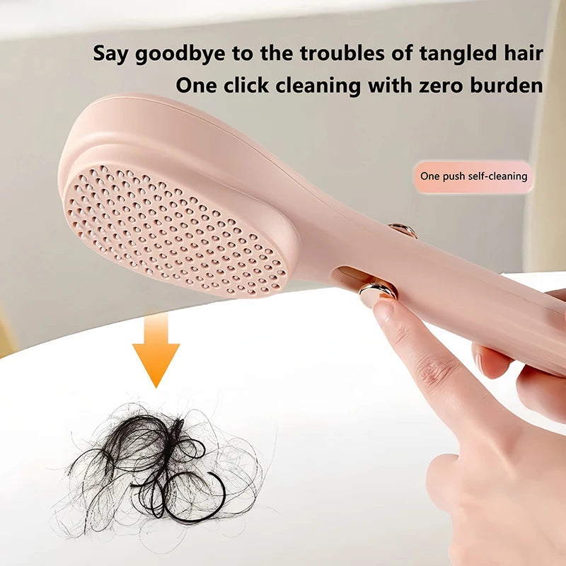 Massage Comb Self Clean Hair Brush