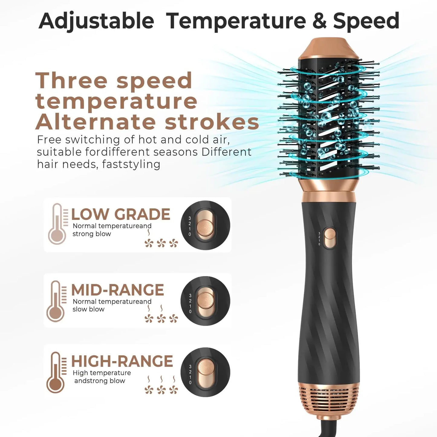 Hair Dryer Brush Hot Air Brush