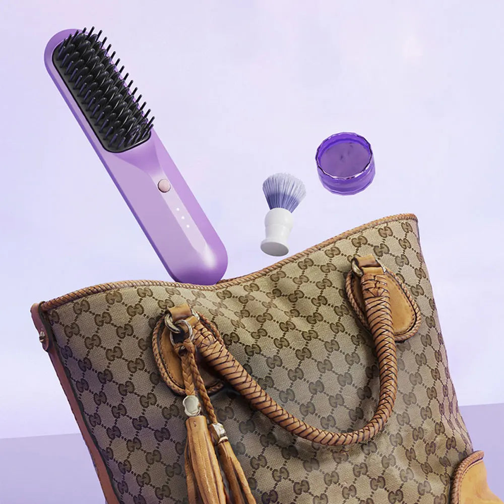 Cordless Electric Hair Brushes Straightener