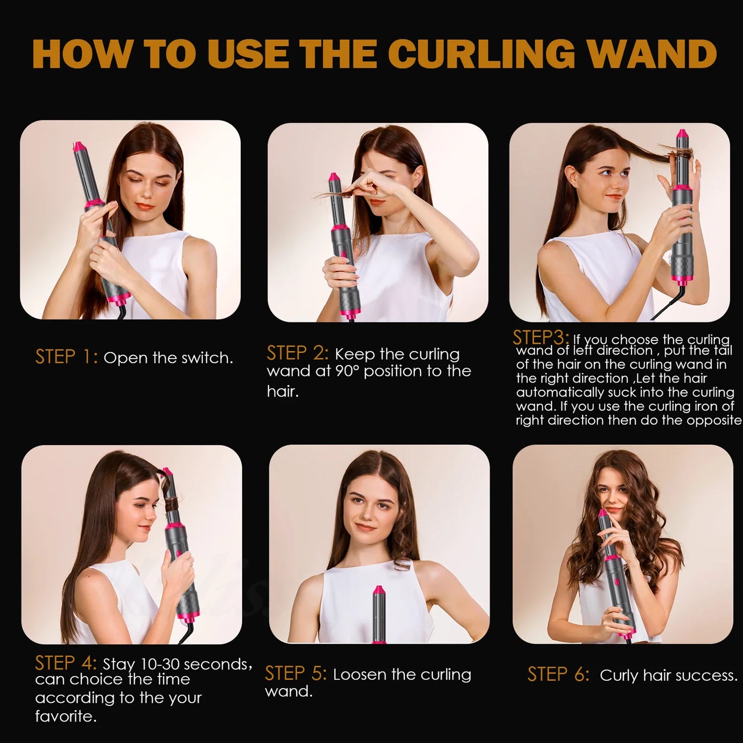 Professional Hair Dryer Volumizer Hot Air Brush