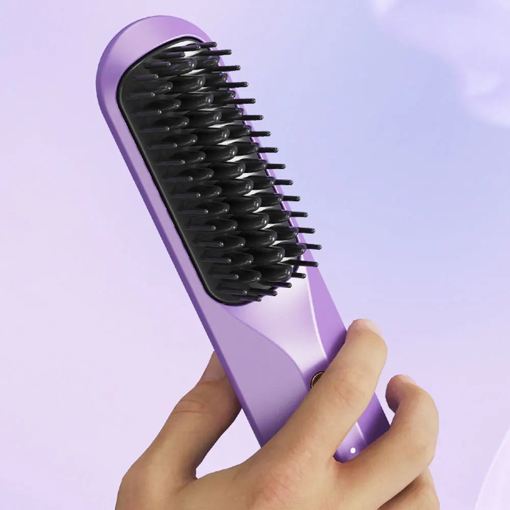 Cordless Electric Hair Brushes Straightener