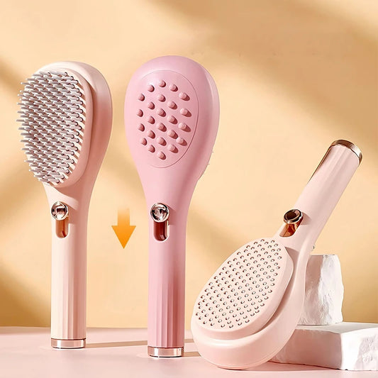 Massage Comb Self Clean Hair Brush